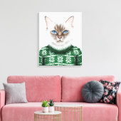 Toile Chat Kitty (Insitu(Salon))