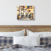 Toile Chat "L'amour dans ses mains" (Insitu(Chambre))