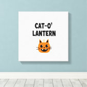 Toile Chat-Lanterne 3 (Insitu (Plancher de Bois))