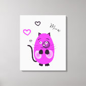 Toile Chat lilas mou (Recto)