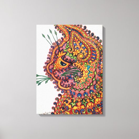 Toile Chat, Louis Wain (Recto)