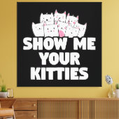 Toile Chat Montre-moi tes chatons (Insitu(Salon))