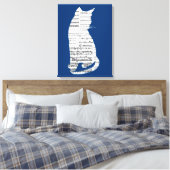 Toile Chat musical (Insitu(Chambre))