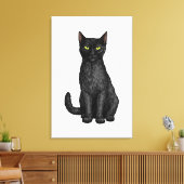 Toile Chat noir (Insitu(Salon))