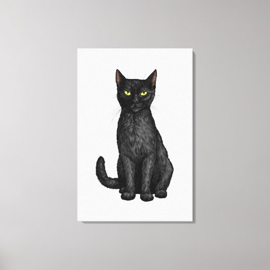Toile Chat noir (Recto)