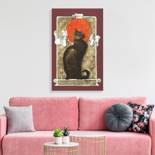 Toile Chat noir, Alexandre Steinlen (Insitu(Salon))