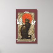 Toile Chat noir, Alexandre Steinlen (Recto)