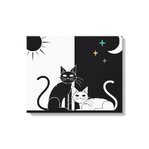 Chat noir, Chat blanc