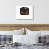 Toile Chat noir dans le T-shirt classique Patch (Insitu(Chambre))