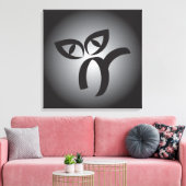 Toile Chat noir d'Halloween (Insitu(Salon))