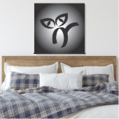 Toile Chat noir d'Halloween (Insitu(Chambre))