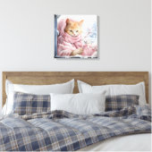 Toile Chat Orange En Tailles Dans Une Fenêtre (Insitu(Chambre))