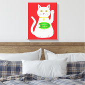 Toile Chat Oriental Lucky (Insitu(Chambre))