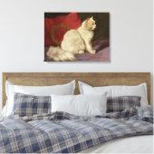 Toile Chat perse blanc (Insitu(Chambre))