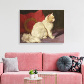 Toile Chat perse blanc (Insitu(Salon))