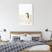 Toile Chat regardant par la fenêtre, vue arrière (Insitu(Chambre))