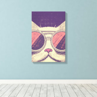 Toile Chat Rétro Vintage