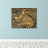 Toile Chat sauvage (par Rosa Bonheur) (Insitu (Plancher de Bois))