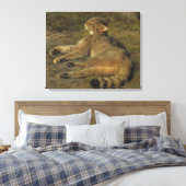Toile Chat sauvage (par Rosa Bonheur) (Insitu(Chambre))