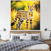 Toile Chat Serval De Savannah Africaine (Insitu(Chambre))