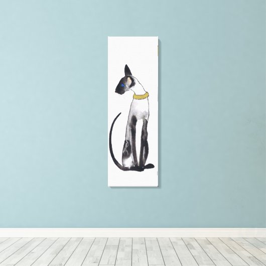 TOILE CHAT SIAMESE (Insitu (Plancher de Bois))
