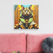 TOILE CHAT SOKOKE-PHARAON 2 (Insitu(Salon))