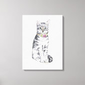 Toile Chat Tabby Fancy (Recto)