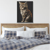 Toile Chat Whimsical abstrait (Insitu(Chambre))