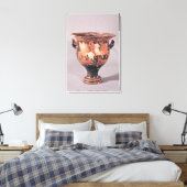 Toile Chateau à silhouette rouge représentant des amazon (Insitu(Chambre))