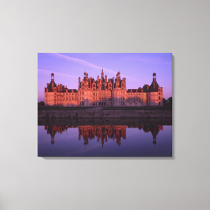 Toile Château Chambord au coucher du soleil, Vallée de l