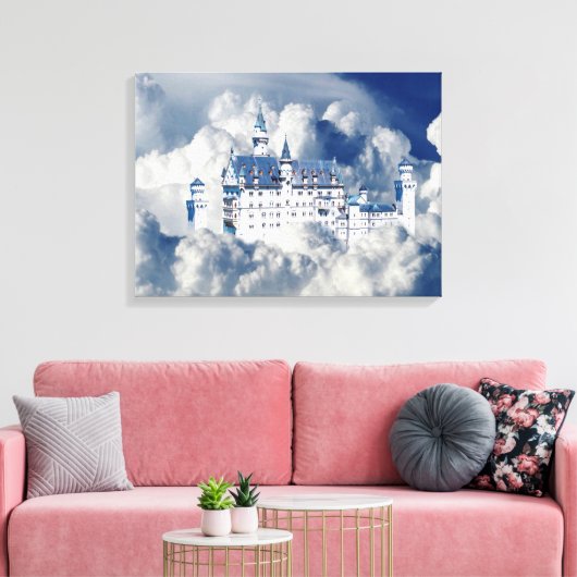 Toile Château dans les nuages (Insitu(Salon))