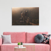 Toile Château de Burg Eltz dans le brouillard matinal (Insitu(Salon))