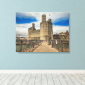 Toile Château de Caernarfon au Pays de Galles. (Insitu (Plancher de Bois))