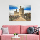 Toile Château de Caernarfon au Pays de Galles. (Insitu(Salon))