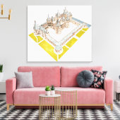 Toile Chateau de Chambord Loir-et-Cher (Insitu(Salon))