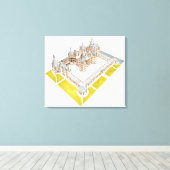 Toile Chateau de Chambord Loir-et-Cher (Insitu (Plancher de Bois))