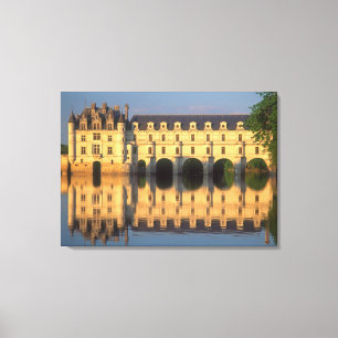 Toile Château de Chenonceau, rivière Cher, Loir-et-Cher,