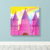 Toile Château de Contes de Fées (Insitu (Plancher de Bois))
