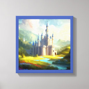 Toile Château de Fantaisie Paysage Heureux 3