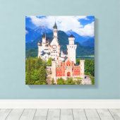 Toile Château de Neuschwanstein Allemagne (Insitu (Plancher de Bois))