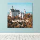 Toile Château de Neuschwanstein Allemagne (Insitu (Plancher de Bois))