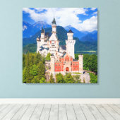 Toile Château de Neuschwanstein Allemagne (Insitu (Plancher de Bois))