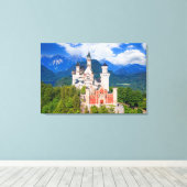 Toile Château de Neuschwanstein Allemagne (Insitu (Plancher de Bois))
