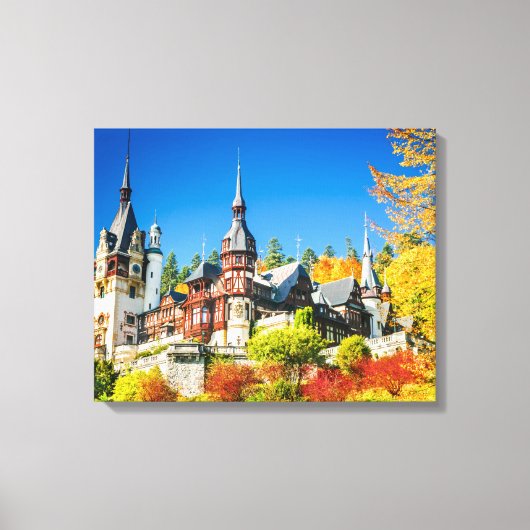Toile Château de Peles Sinaia (Recto)