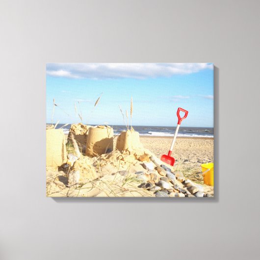 Toile Château de sable de Beach (Recto)