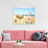 Toile Château de sable de Beach (Insitu(Salon))