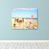 Toile Château de sable de Beach (Insitu (Plancher de Bois))