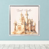 Toile Château de Sable de Crème de Plage (Insitu (Plancher de Bois))