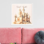 Toile Château de Sable de Crème de Plage (Insitu(Salon))