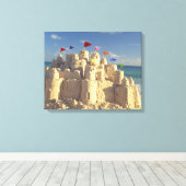 Toile Château De Sandel Sur La Plage (Insitu (Plancher de Bois))